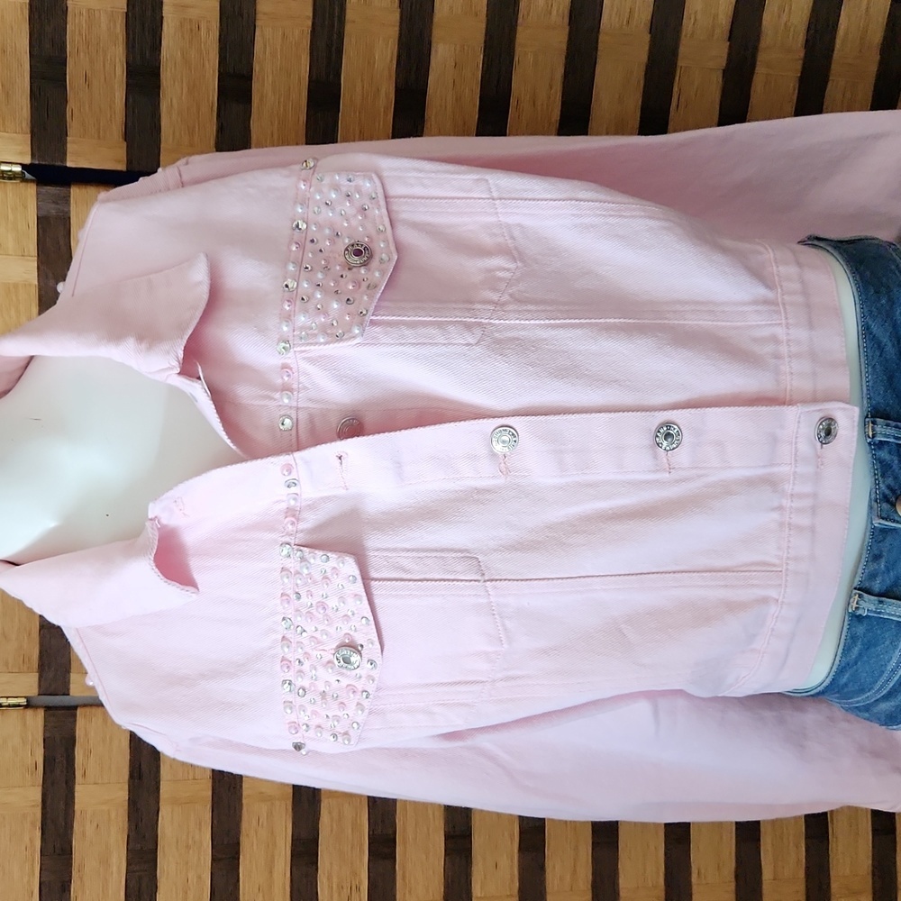 Nwot! Read!! Custom Made Crop Pearl & Diamond Jea… - image 7